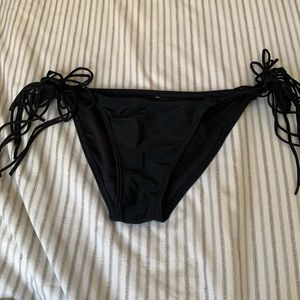Black Ripcurl Tie swimsuit bottoms